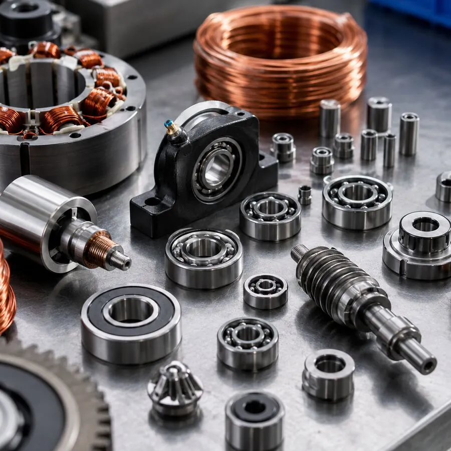 Industrial instruments, bearings and machine components