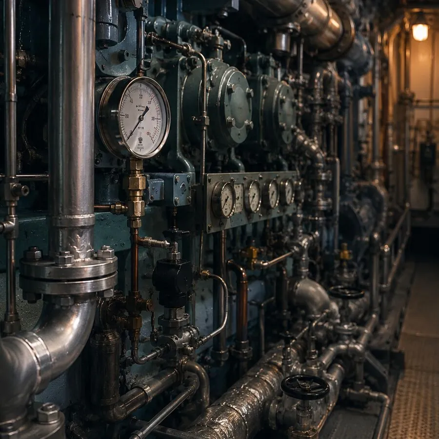 Industrial ship parts and engineering equipment