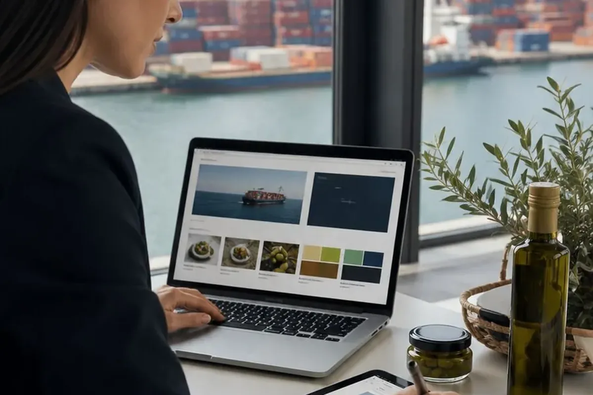 Export product catalogue website